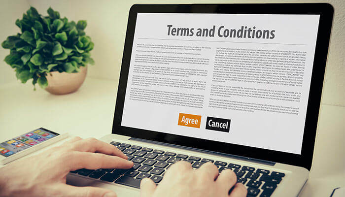 terms and conditions