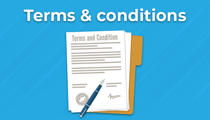 terms and conditions