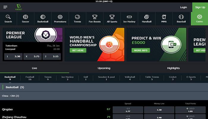 Fansbet Sports betting preview