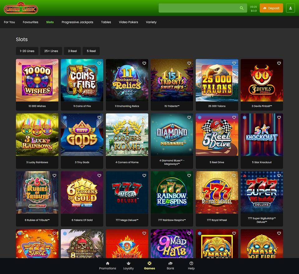 Casino Classic Desktop Preview 2