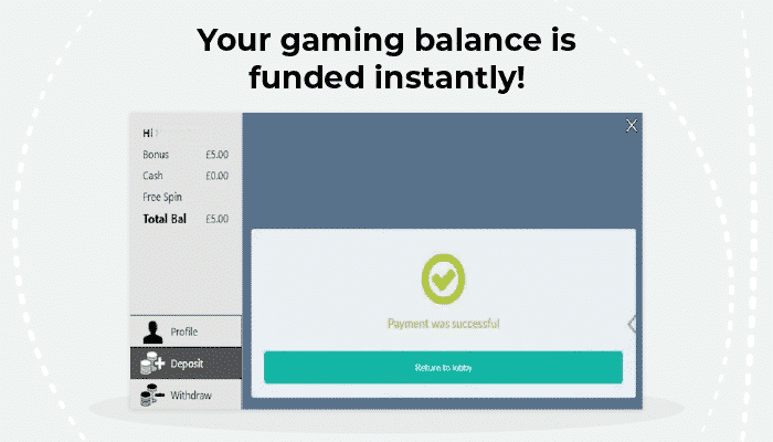 Neteller Gaming Balance funded instantly