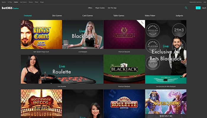 Bet365 Casino Featured Games Preview