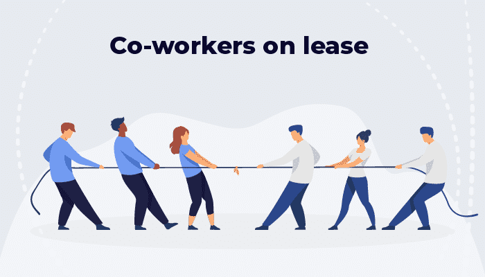 Co-workers on lease