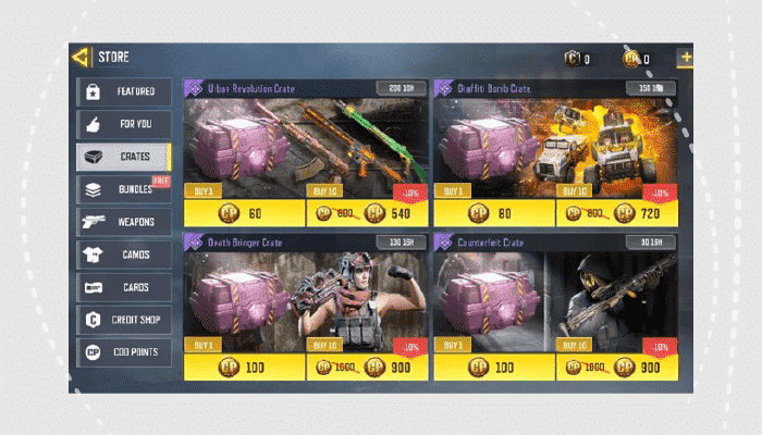 Call of Duty: Mobile crates