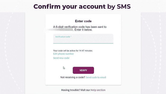 Confirm your Skrill account