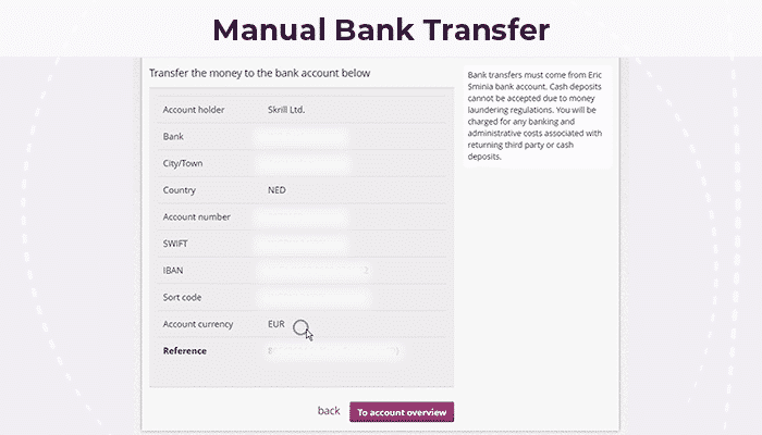 Manual Bank Transfer