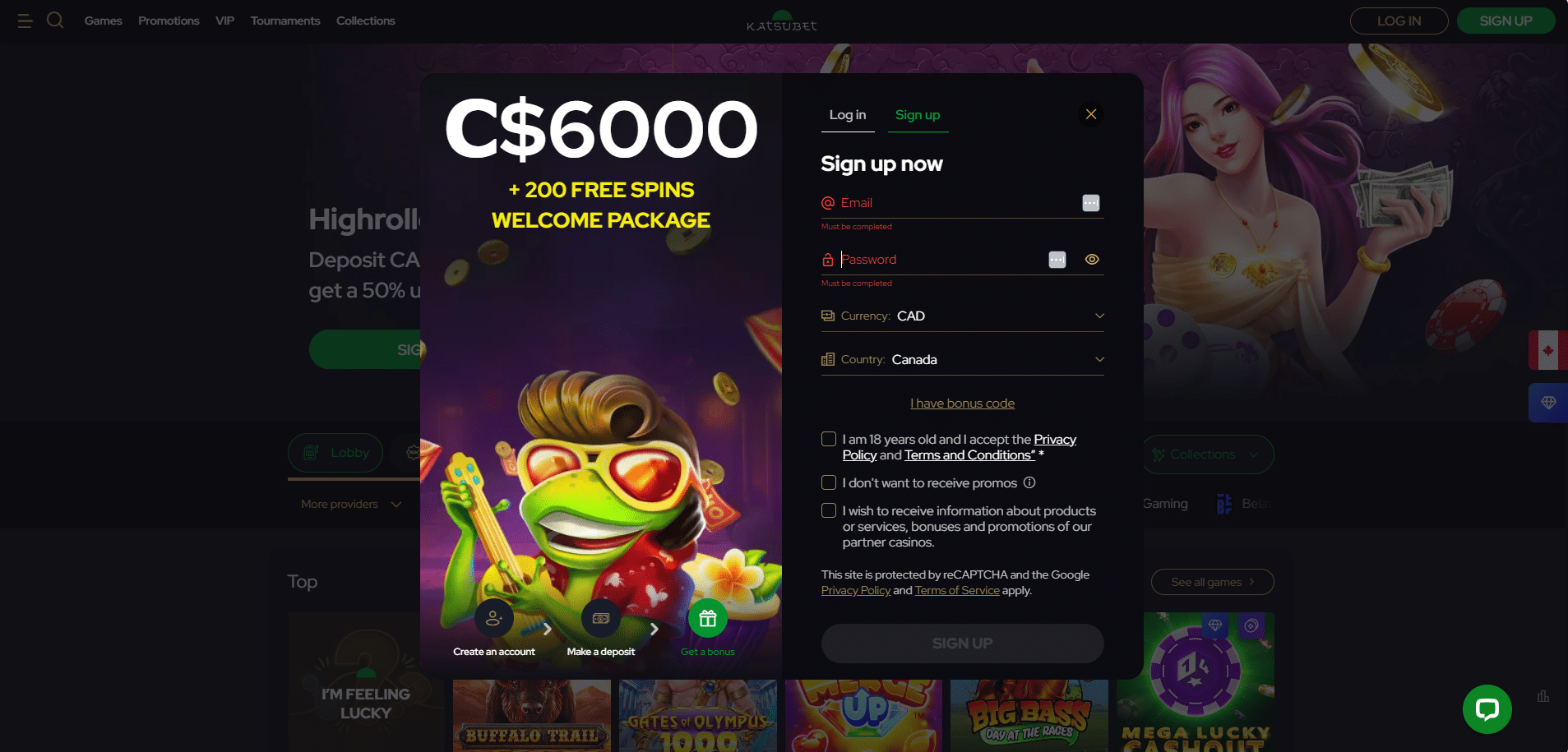 Nova Scotia Casinos Registration Process Image 1