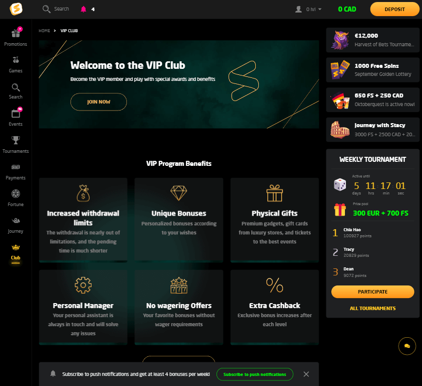 StayCasino Desktop Preview 1