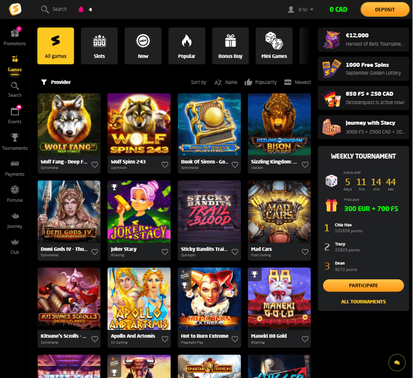 StayCasino Desktop Preview 2