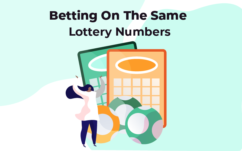 Betting on the same lottery numbers