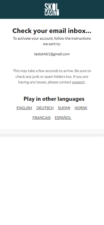 Skol Casino Registration Process Image 4
