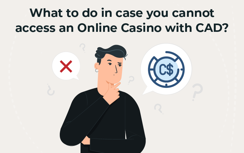 Online Casinos do no accept CAD