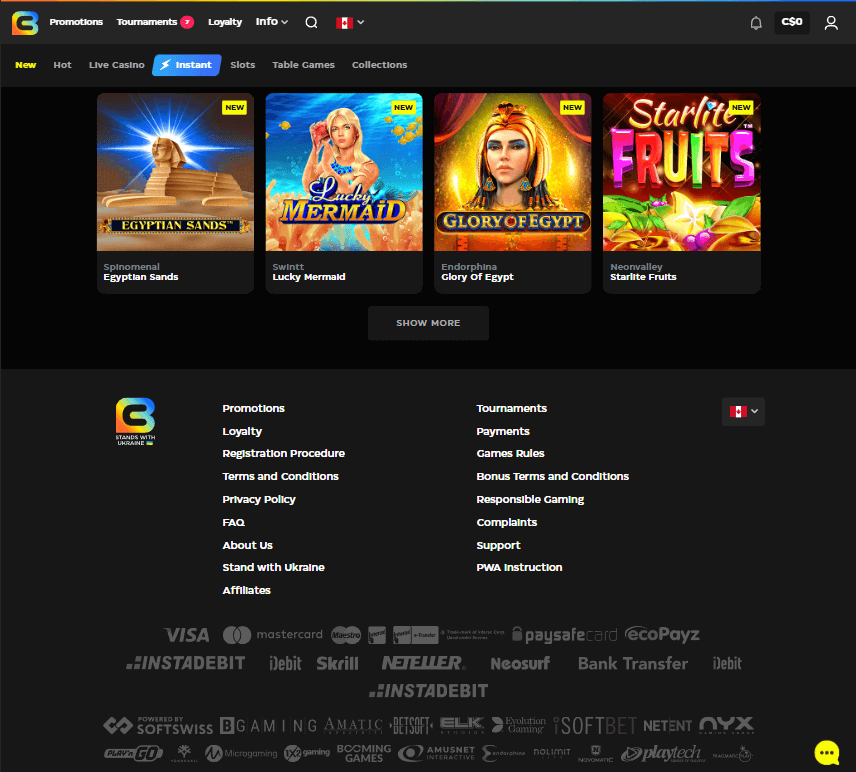 CasinoBuck Desktop Preview 1