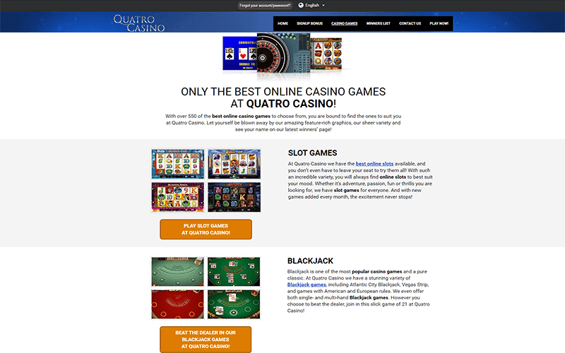 quatro casino en ligne