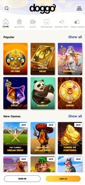 Quebec Casinos Mobile Preview 1