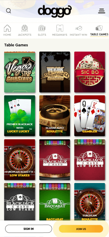 Vip Casinos Mobile Preview 2