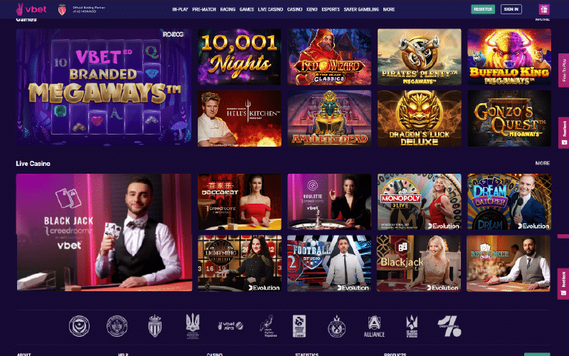 Vbet Casino Preview