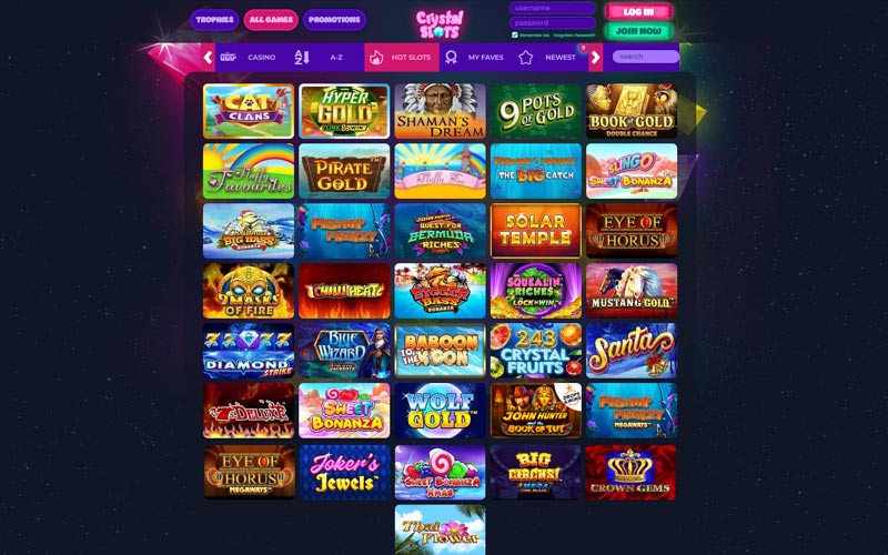 Crystal Slots Preview