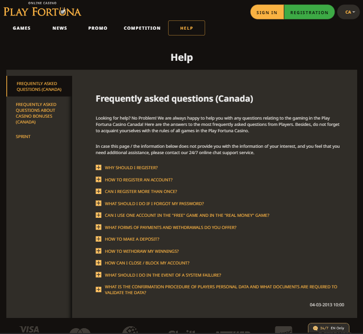 Agora você pode fazer sua Online Casino Play Fortuna BR  com segurança