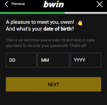 Bwin Registration Process Image 3