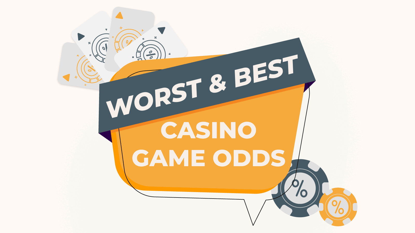 What are the worst and best casino game odds?