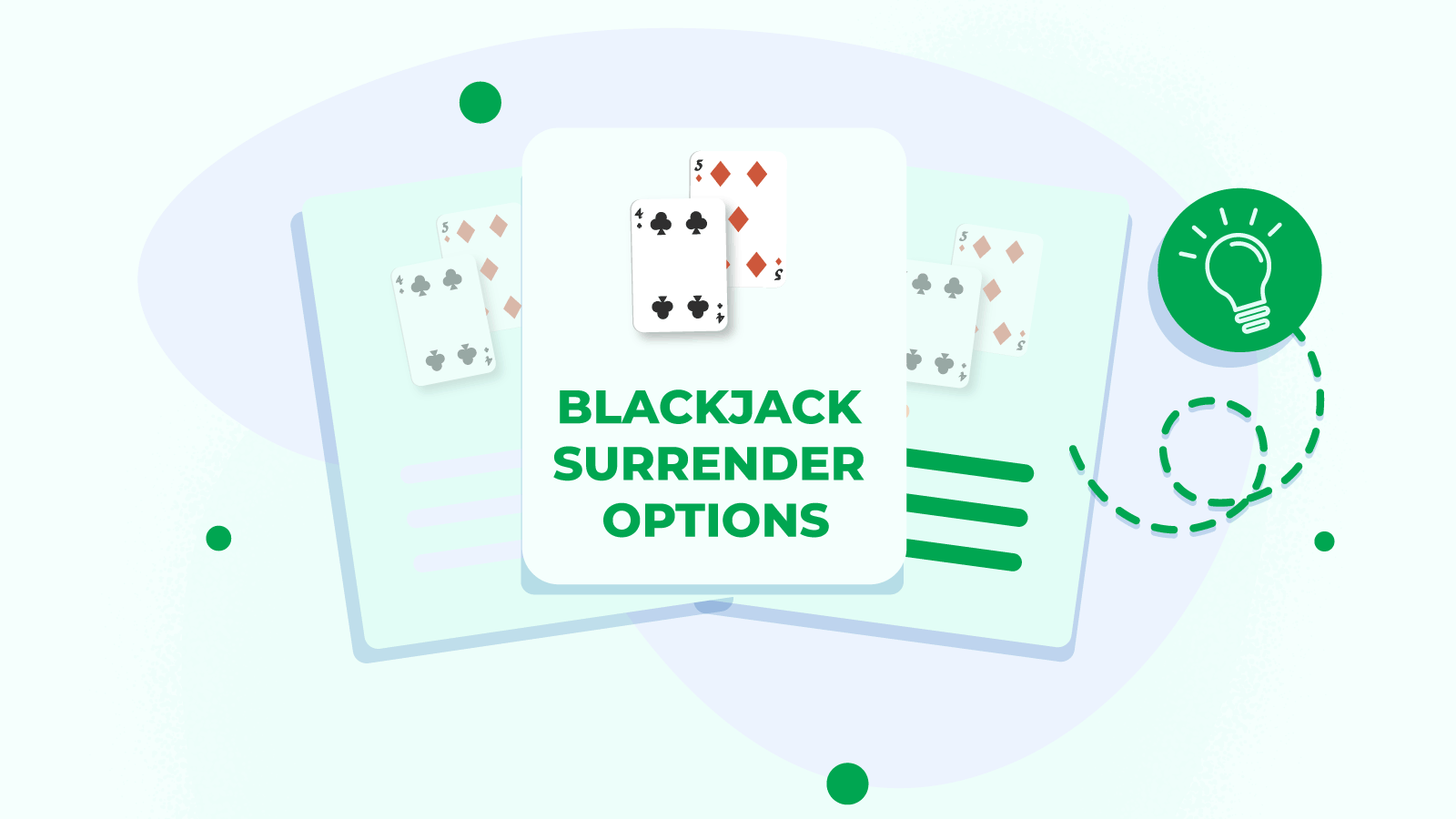Blackjack Surrender Options Available
