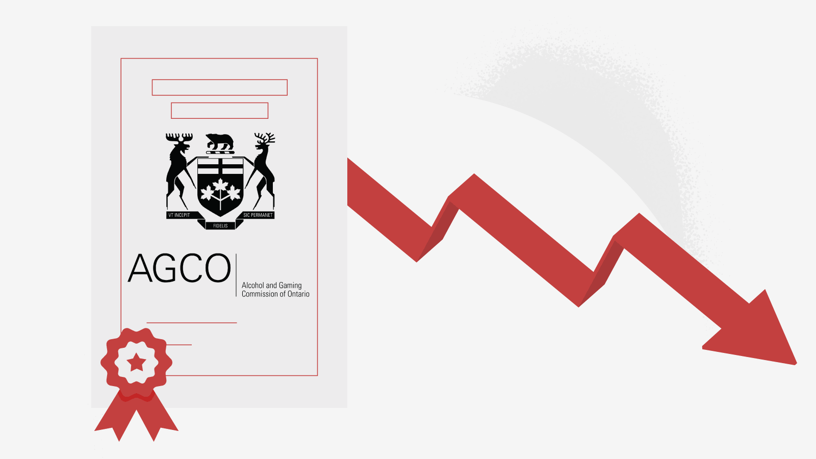 The AGCO license reduced newly depositing players by 40%