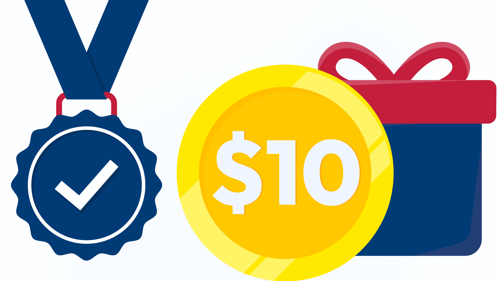 $10 bonus with medal