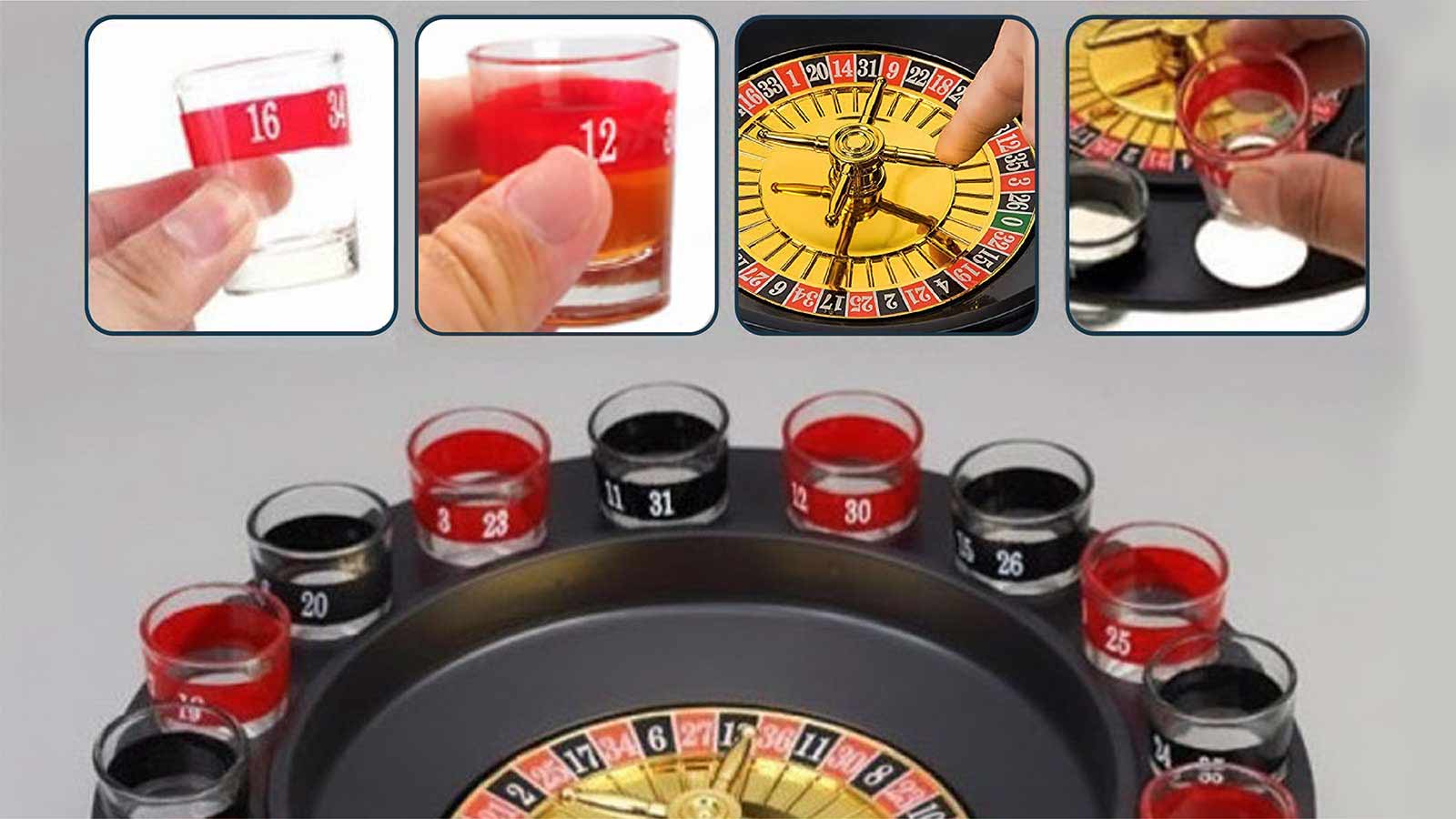 What do you need to play the roulette shot game