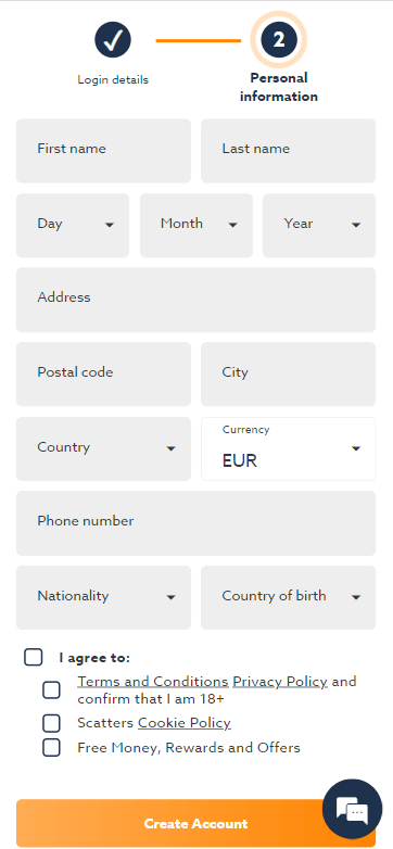 Yukon Online Casinos Registration Process Image 2