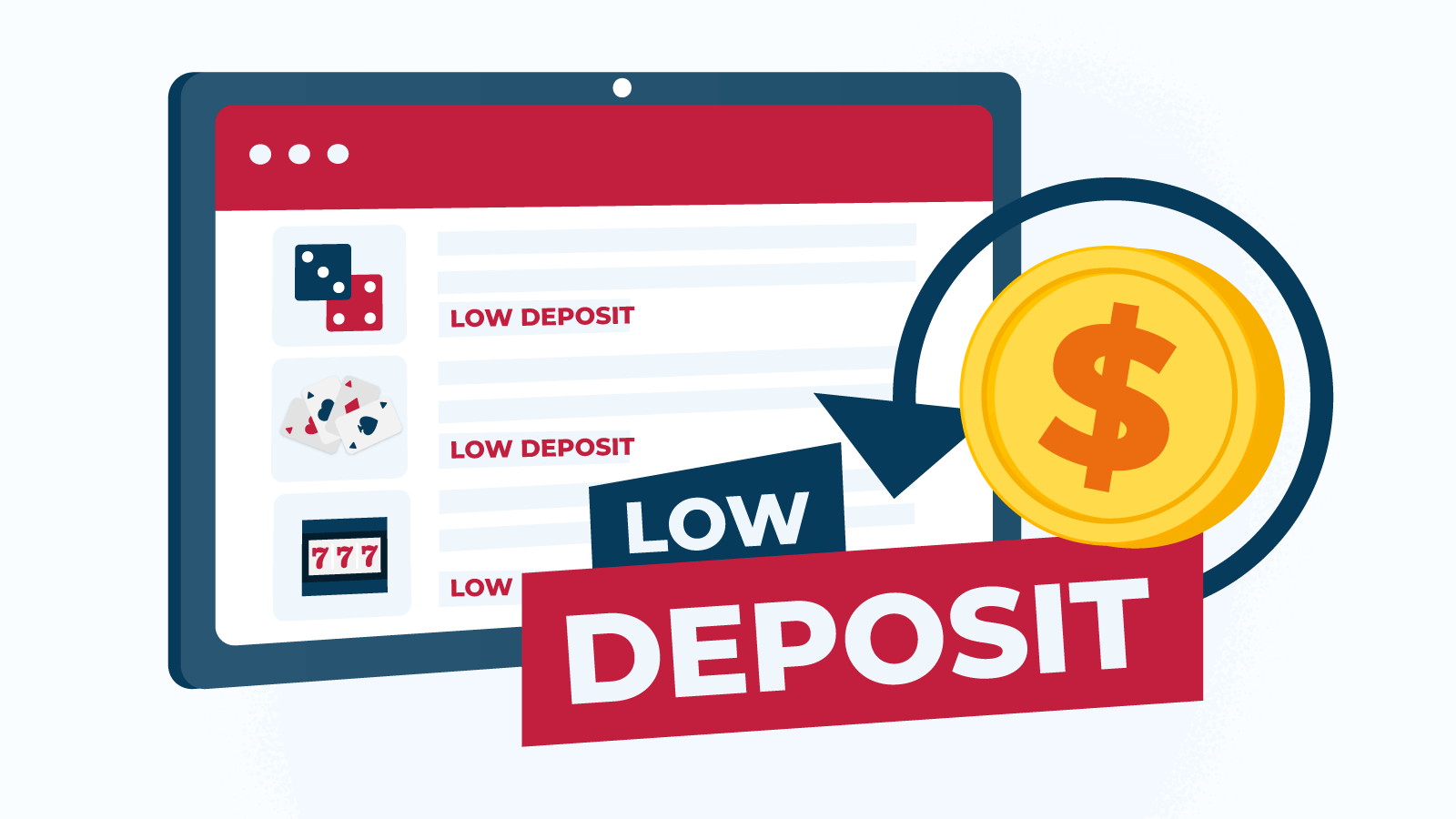 What is a low deposit casino