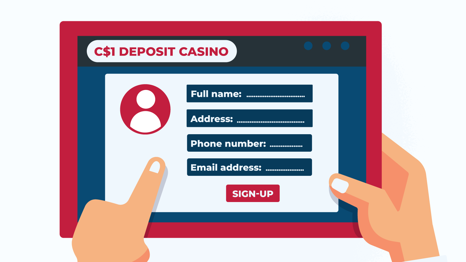 How can you join a C$1 deposit casino Canada