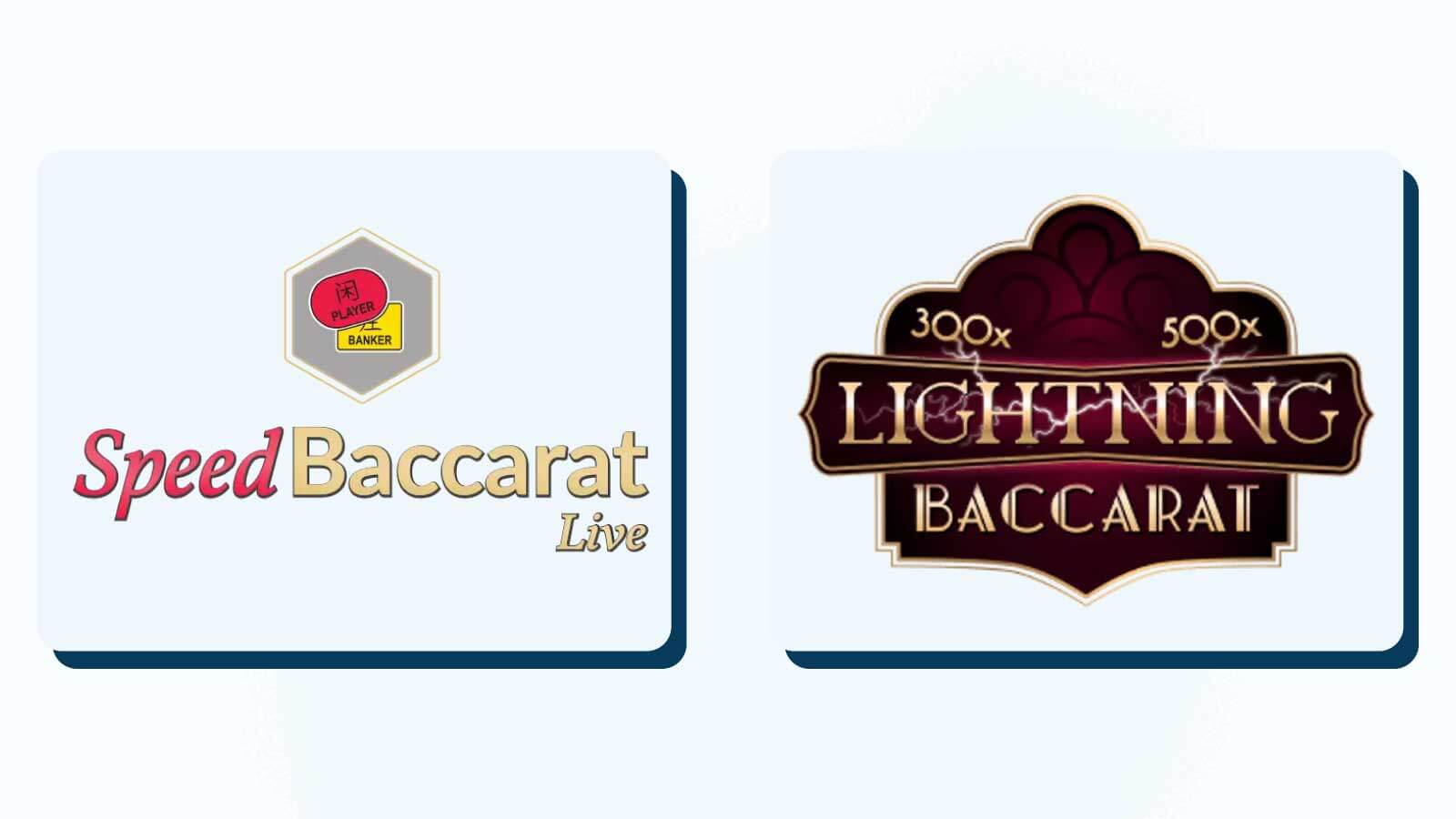 The most popular Evolution live dealer Baccarat games