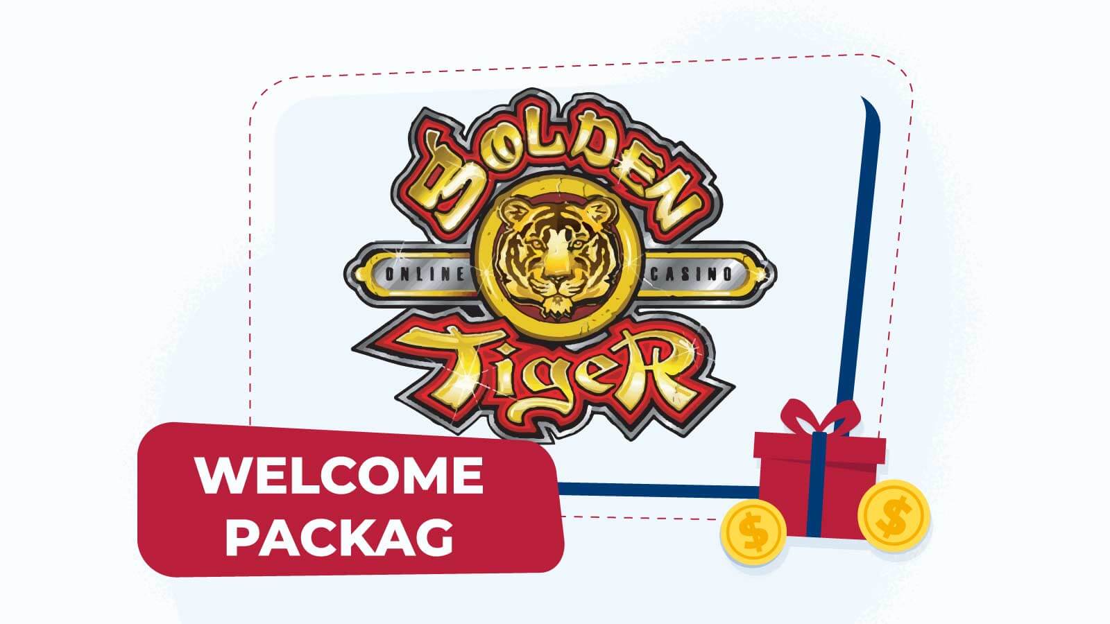 Welcome package – up to $1500 at Golden Tiger Casino