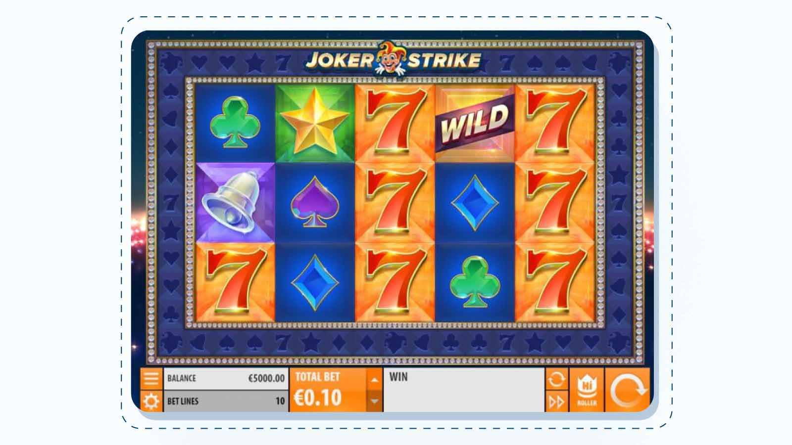 Joker Strike – RTP 98.11% – Quickspin