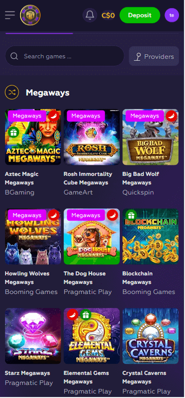 Vip Casinos Mobile Preview 1
