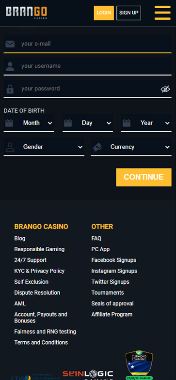 Alberta Online Casinos Registration Process Image 1