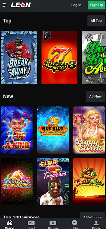 Playtech Casinos Mobile Preview 2