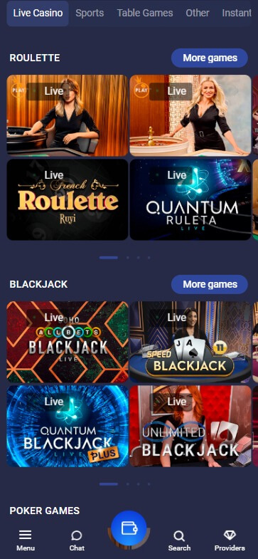 Quebec Casinos Mobile Preview 1