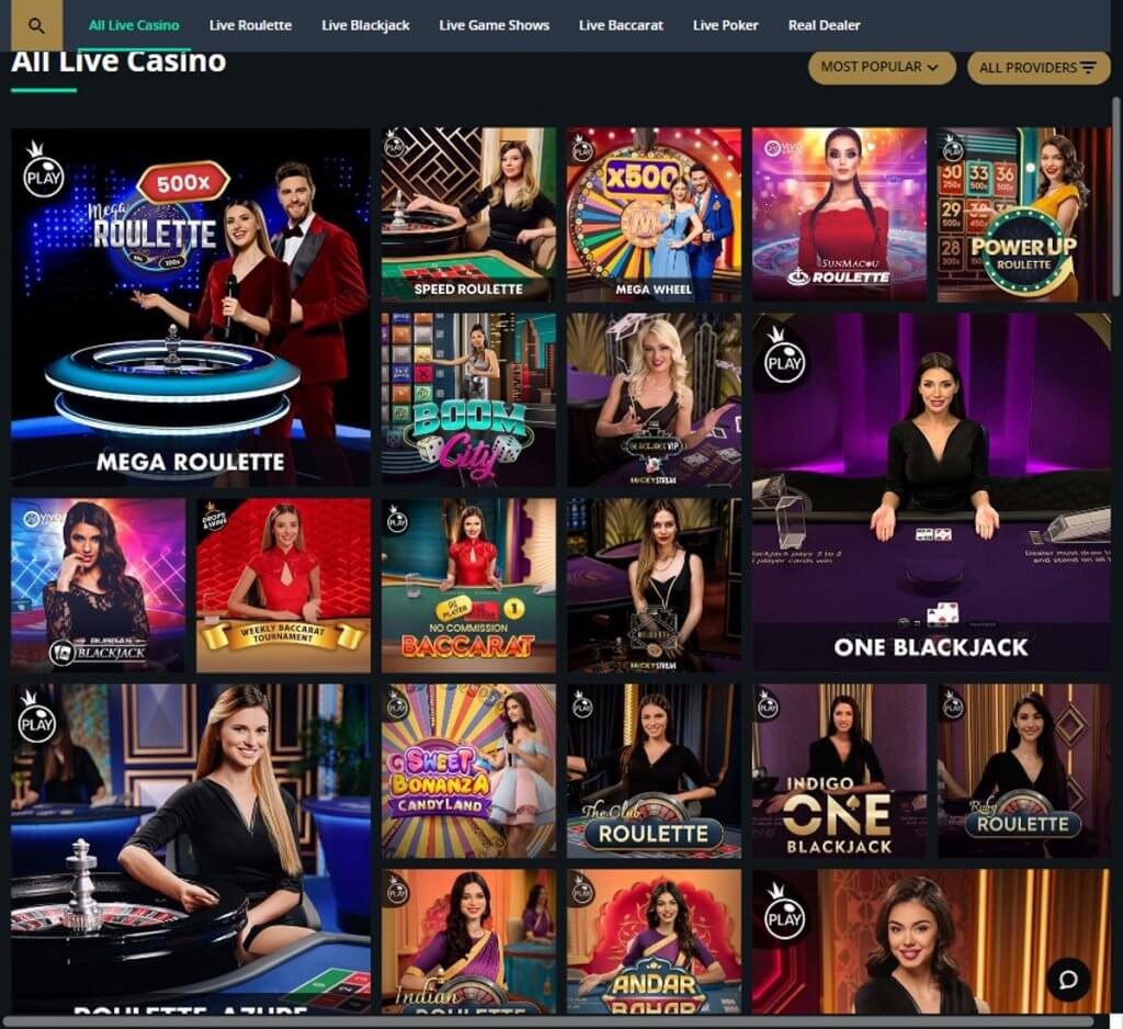 RoyalistPlay Casino Desktop Preview 1