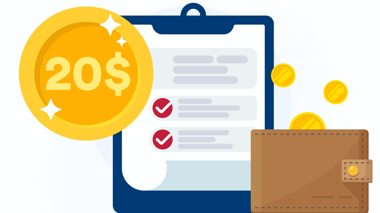 $20 deposit tips