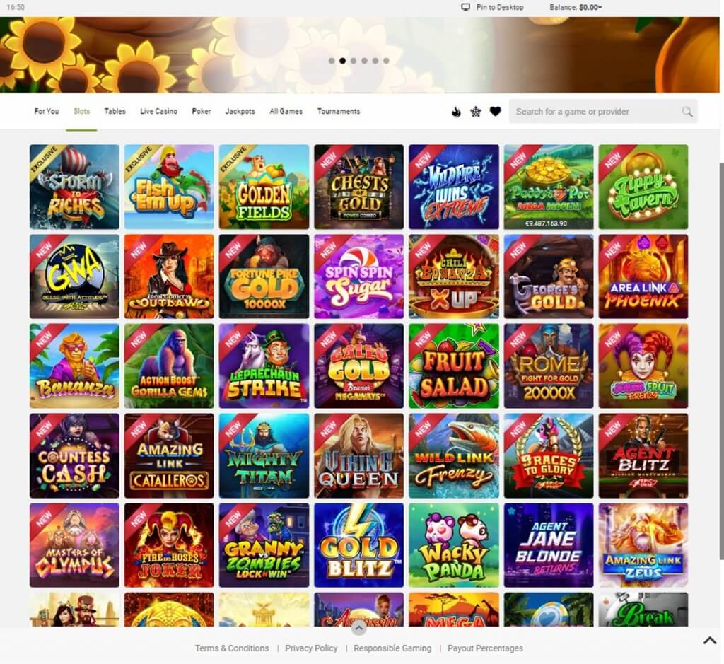 Euro Palace Casino Desktop Preview 2
