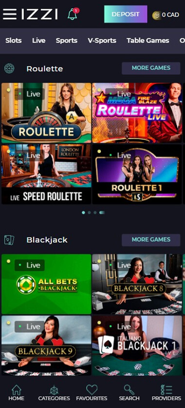 Alberta Online Casinos Mobile Preview 2