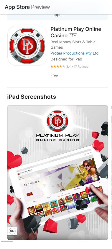 Platinum Play App Preview 1
