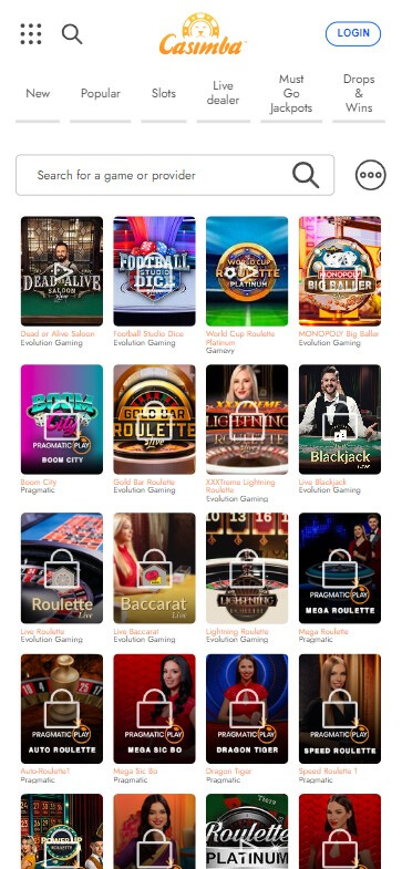 Play'n Go Casinos Mobile Preview 2