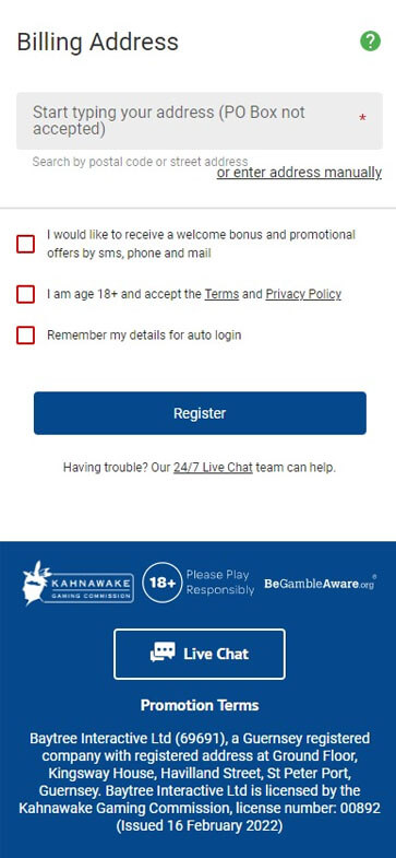Kahnawake Licence Registration Process Image 1