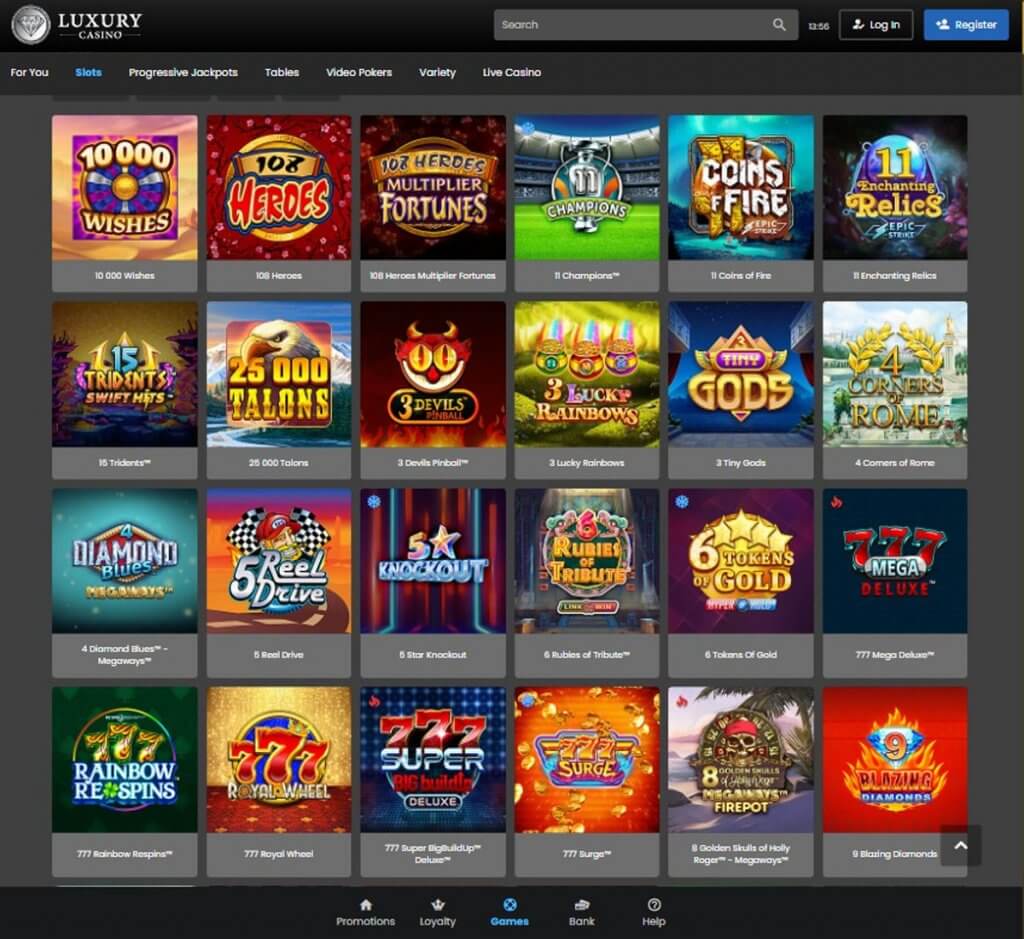 Luxury Casino Desktop Preview 2