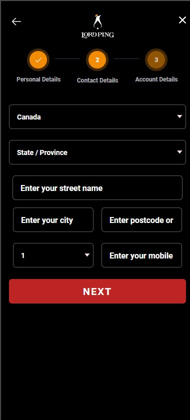 Bally Casinos Registration Process Image 2