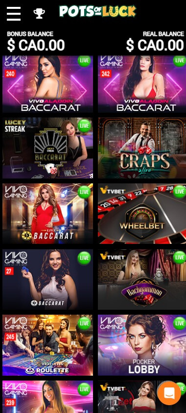 Quebec Casinos Mobile Preview 2