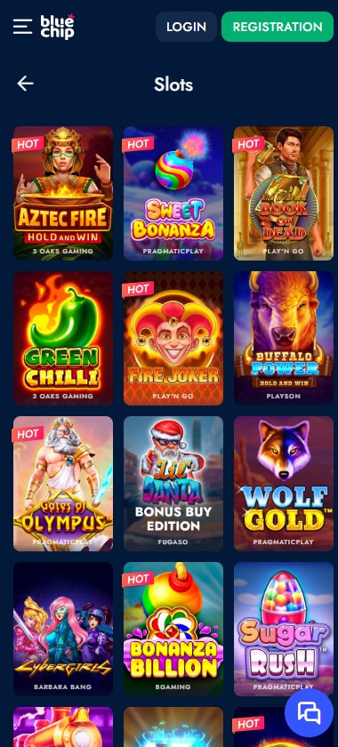 Bluechip Casino Mobile Preview 1